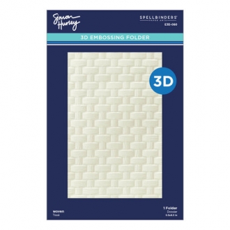 Woven 3D Embossingfolder -...